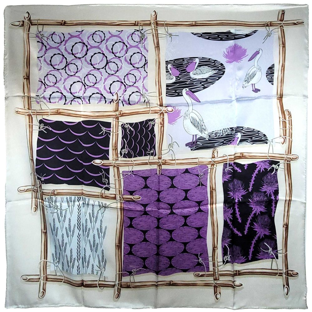 NWT Genuine 100% Mulberry Silk Satin Scarf 41"x41" Large Square Shawl 5972